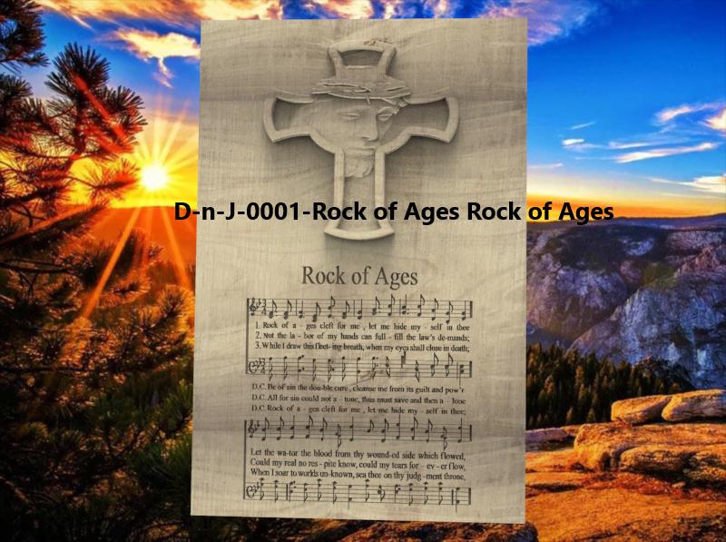 3d, Stl, Digital File, D-n-J-0001-Rock Of Ages