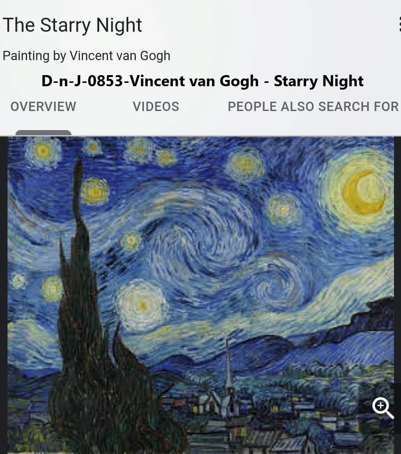 Van Gogh Starry Night – 3D STL CNC Digital File
