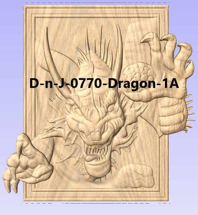 Dragon – 3D STL CNC Digital File