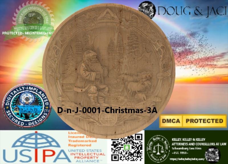 Santa Claus Christmas – 3D STL CNC Digital File