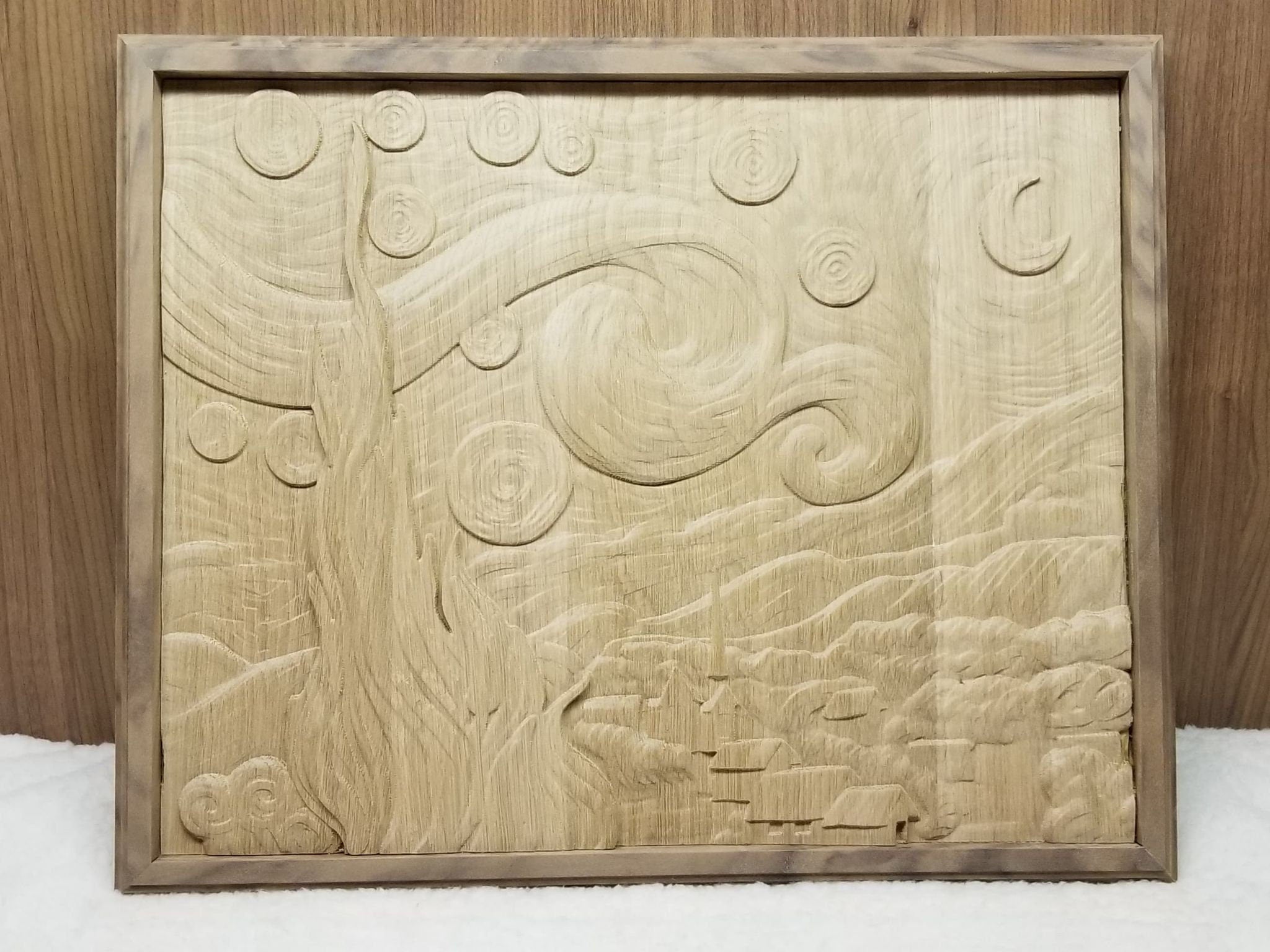 Van Gogh Starry Night – 3D STL CNC Digital File