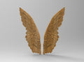 Angel Wings (Left & Right) – 3D STL CNC Digital File