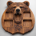 Bears Charcuterie Board 3D STL File – CNC Ready