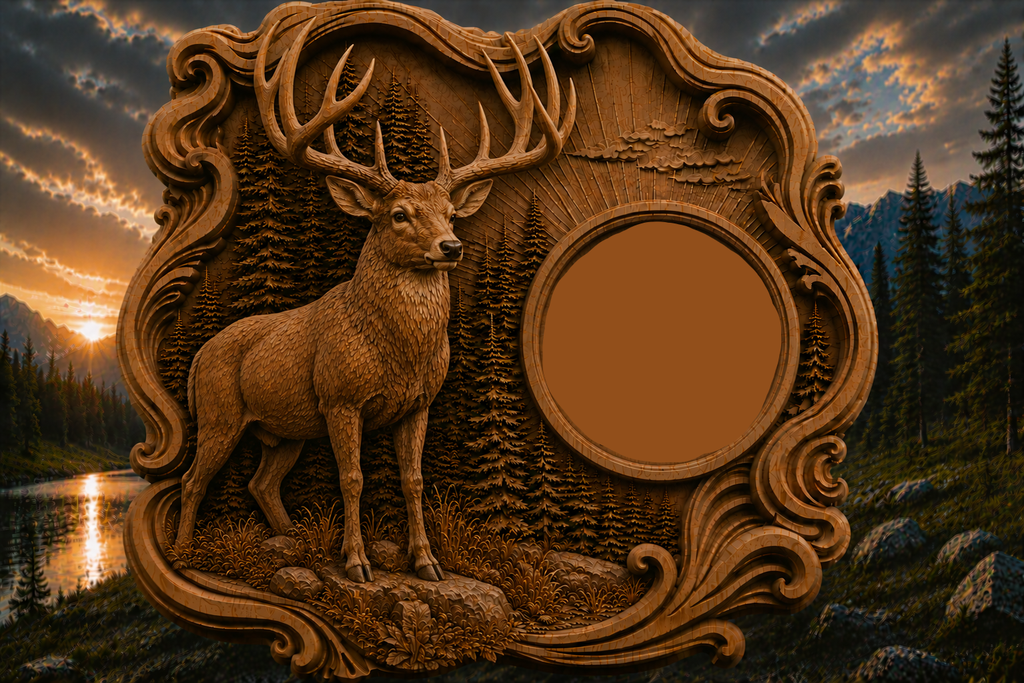 Big Buck Clock 3D STL File – CNC & 3D Print Ready