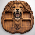 Lions Charcuterie Board 3D STL File – CNC Ready (Design A1)