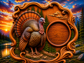 Turkey Clock 3D STL File – CNC & 3D Print Ready
