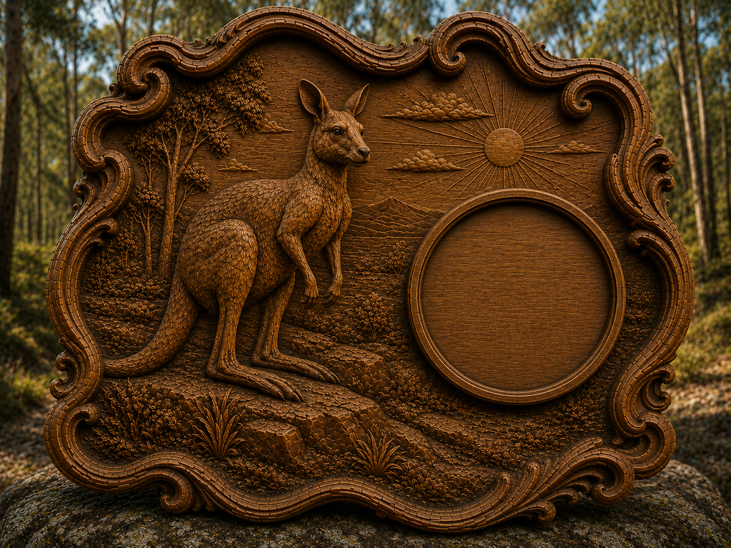 Kangaroo Clock 3D STL File – CNC & 3D Print Ready
