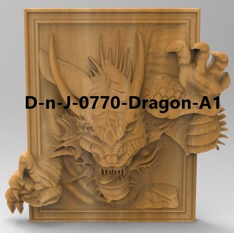 Dragon – 3D STL CNC Digital File