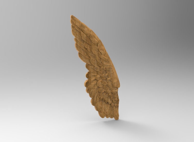Angel Wings (Left & Right) – 3D STL CNC Digital File