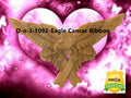 Eagle Cancer Ribbon 3D STL File – CNC & 3D Print Ready