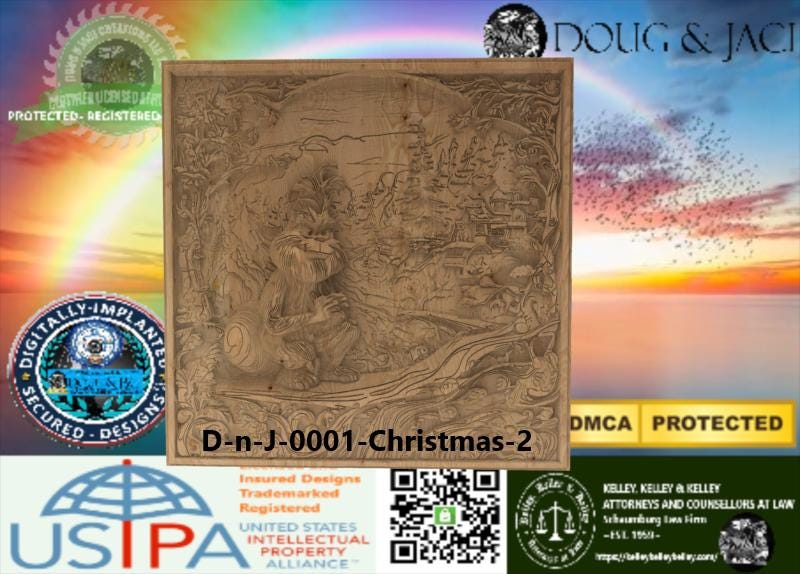 Christmas CNC Design – 3D STL Digital File
