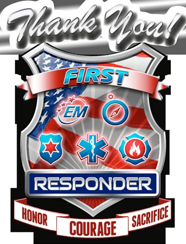 First Responders Tribute – 3D STL CNC Digital File
