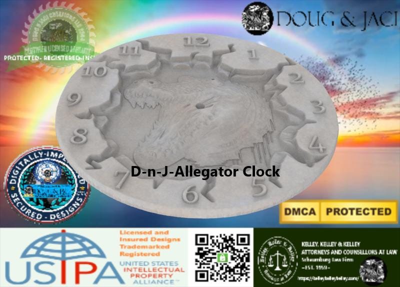 Custom Clock Collection – 3D STL CNC Digital Files