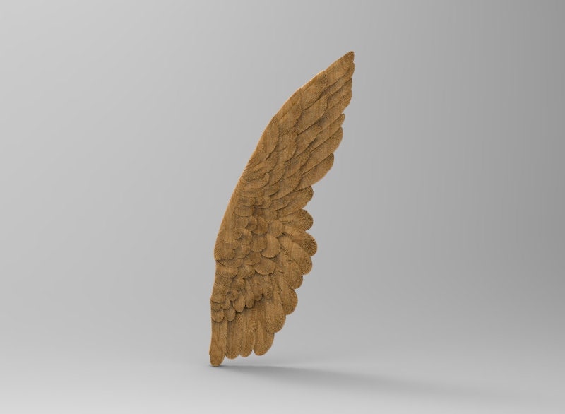 Angel Wings (Left & Right) – 3D STL CNC Digital File
