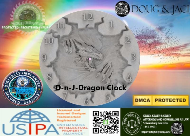 Custom Clock Collection – 3D STL CNC Digital Files