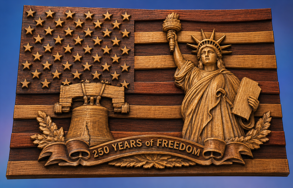 Custom Freedom 250 Anniversary Flag- 3 Files