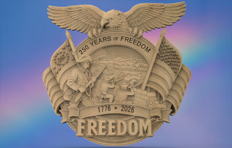 Custom 250 Anniversary-Paul Revere's Ride - 3 Stl Files
