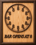 Dan's Bar Clock 3D STL File – CNC & 3D Print Ready
