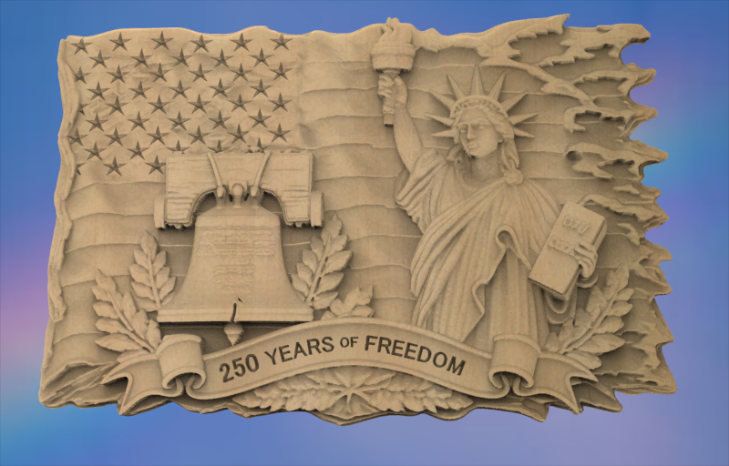 Custom 250th Anniversary Flag-B-001