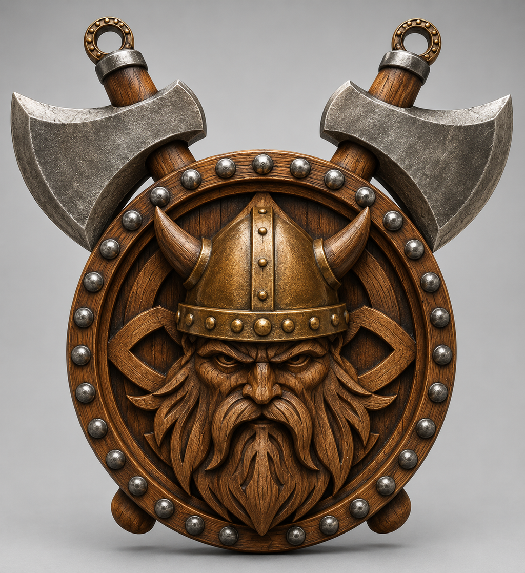 Viking Warrior – 3D STL CNC Digital File