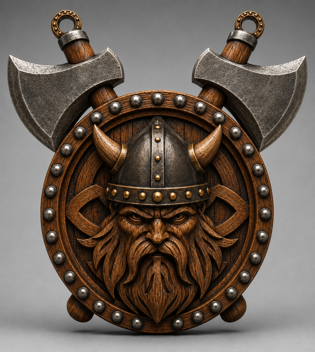 Viking Warrior – 3D STL CNC Digital File