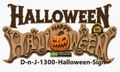 Halloween Sign – 3D STL CNC Digital File