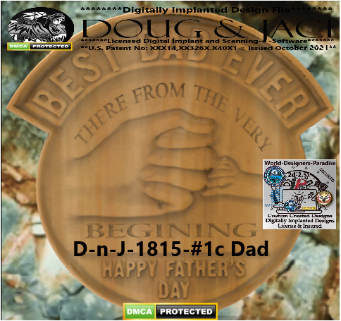 Fathers Day - Best Dad Ever-2 - 2 Stl Files