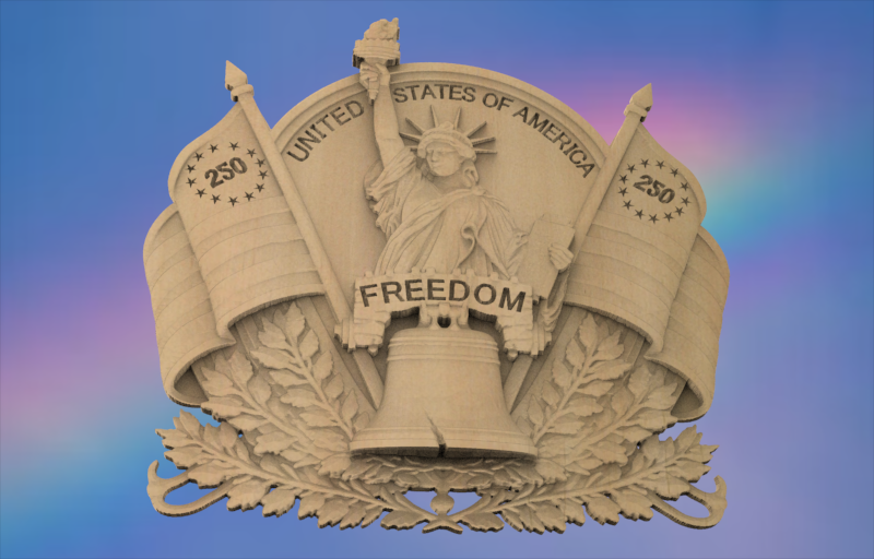 Custom 250th Anniversary Design - 2 Stls