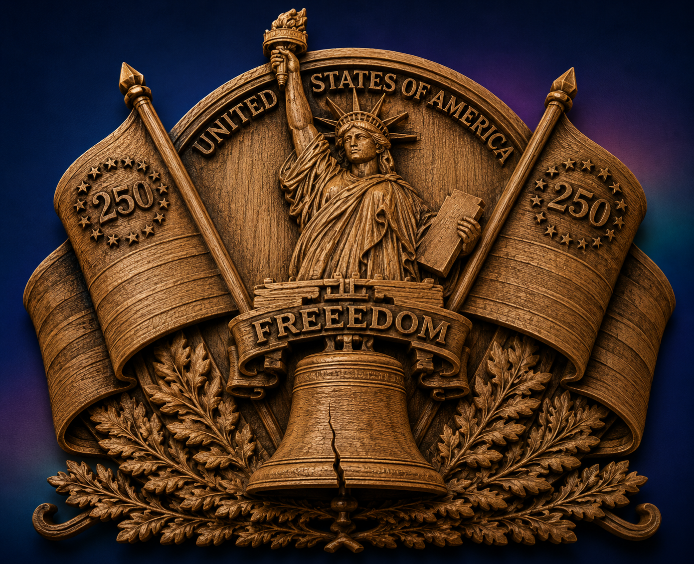 Custom 250th Anniversary Design - 2 Stls