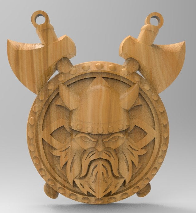 Viking Warrior – 3D STL CNC Digital File