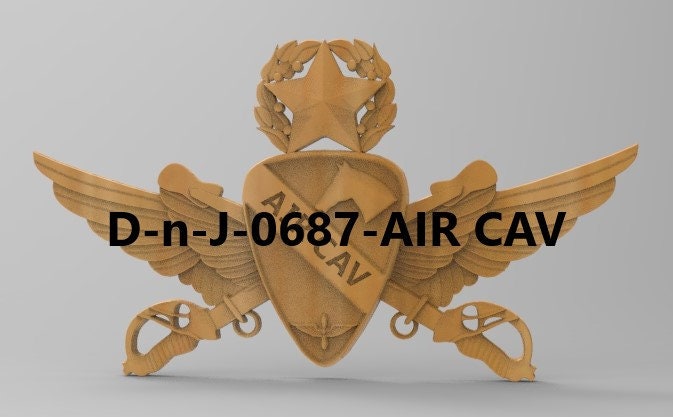US Army 1st Air Cavalry – CNC Digital File