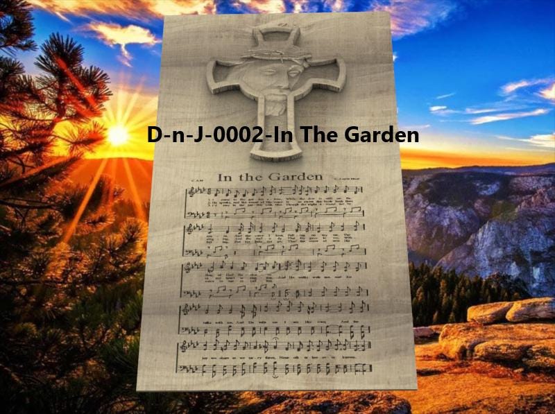 3d, Stl, Woodworking, 2 Different Stl Designs and Files D-n-J-0002-In The Garden